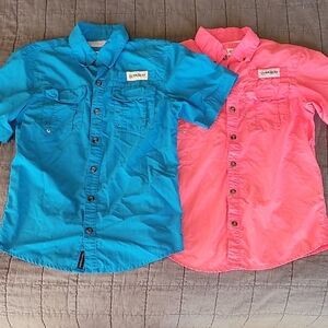 Magellan Kids' Blue and Pink Fishing Shirts